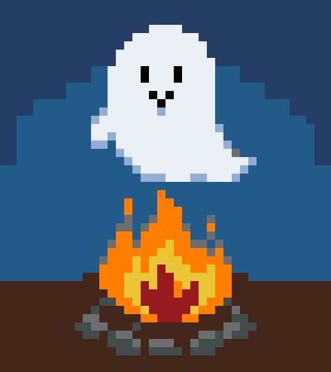 Campfire Ghost stock pattern preview