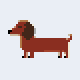 Dachshund stock pattern preview