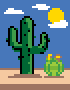 Desert Cactus stock pattern preview