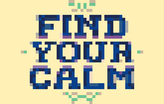 Find Your Calm Quote stock pattern preview