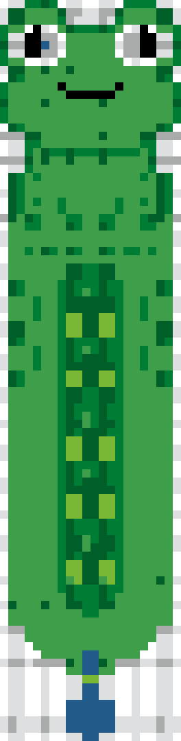 Frog Bookmark stock pattern preview