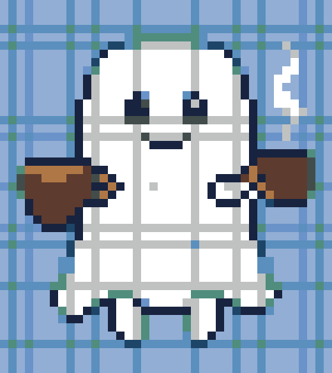 Ghost Holding Coffee stock pattern preview