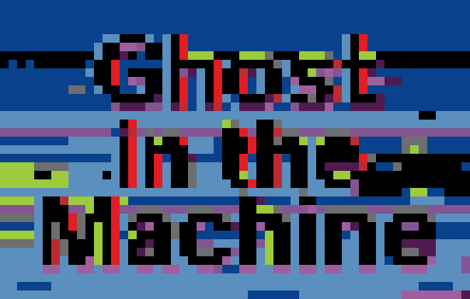 Glitch Ghost in the Machine Quote stock pattern preview