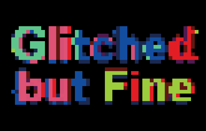 Glitch Glitched but Fine Quote stock pattern preview