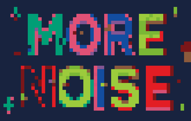 Glitch More Noise Quote stock pattern preview