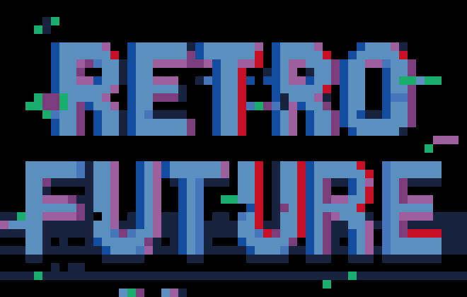 Glitch Retro Future Quote stock pattern preview
