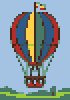 Hot Air Balloon stock pattern preview