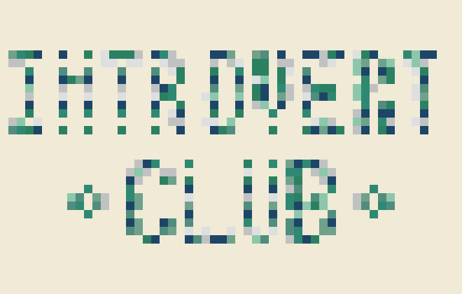 Introvert Club Quote stock pattern preview