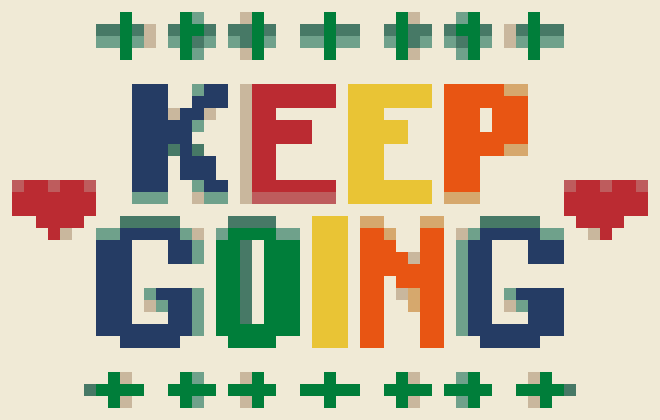 Keep Going Quote stock pattern preview
