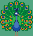 Peacock stock pattern preview