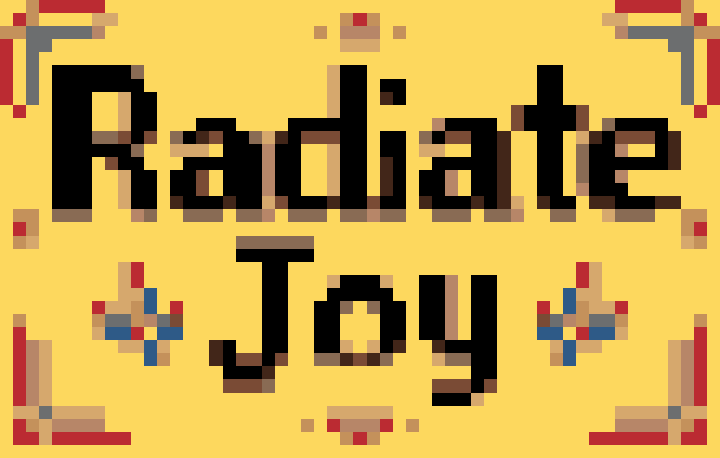 Radiate Joy Quote stock pattern preview