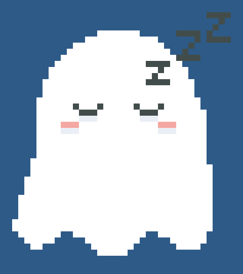 Sleeping Ghost stock pattern preview