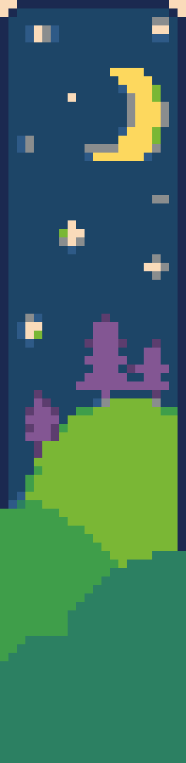 Starry Night Bookmark stock pattern preview