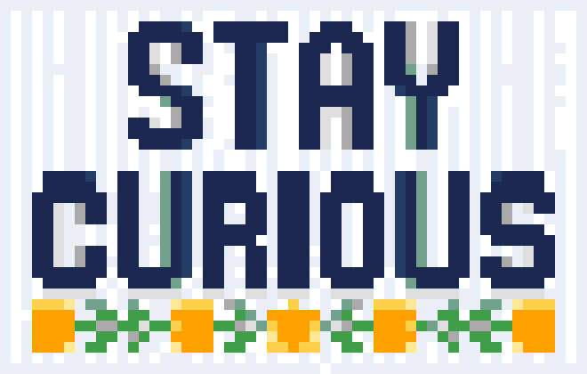 Stay Curious Quote stock pattern preview