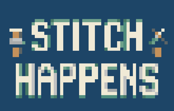 Stitch Happens Quote stock pattern preview