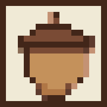 Tiny Acorn stock pattern preview