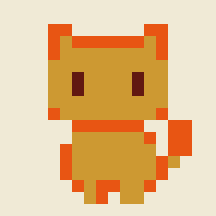 Tiny Cat stock pattern preview
