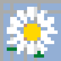 Tiny Daisy stock pattern preview