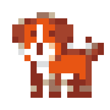 Tiny Dog stock pattern preview