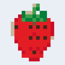 Tiny Strawberry stock pattern preview