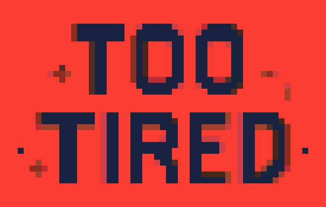 Too Tired Quote stock pattern preview