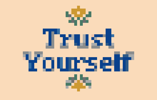 Trust Yourself Quote stock pattern preview